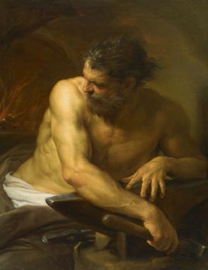 Pompeo Batoni Vulcan in his Forge